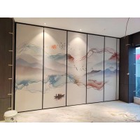 辦公室會議室展廳活動隔斷折疊推拉移動屏風環保隔音隔熱節能
